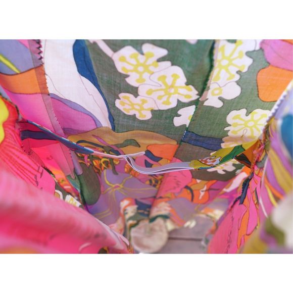 Vintage 60s Alice Polynesian Mod Cocktail Party Dress - Picture 6 of 7